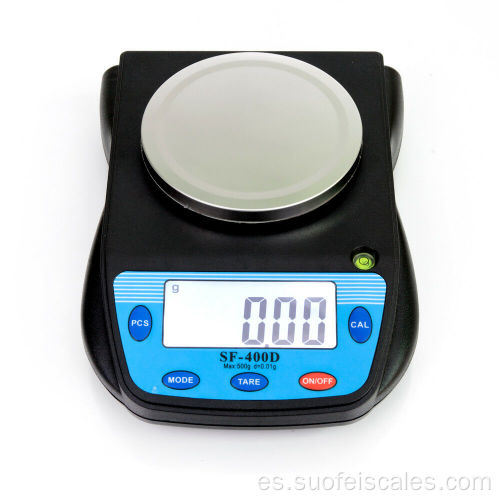 Escala de pesaje electrónico de laboratorio analítico SF-400D